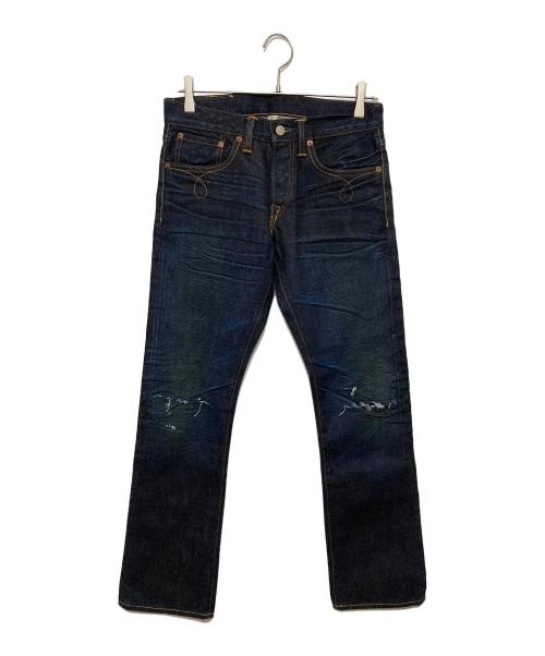 RRL（ダブルアールエル）RRL (ダブルアールエル) スリムブーツカットデニムパンツ インディゴ サイズ:28×30の古着・服飾アイテム