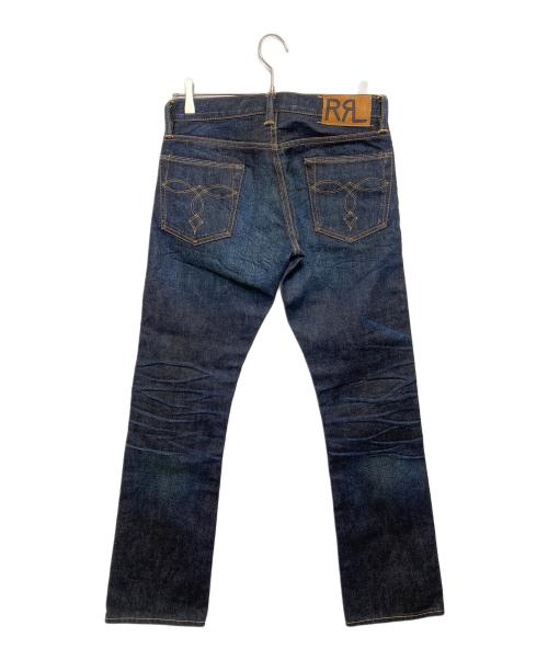 RRL（ダブルアールエル）RRL (ダブルアールエル) スリムブーツカットデニムパンツ インディゴ サイズ:28×30の古着・服飾アイテム
