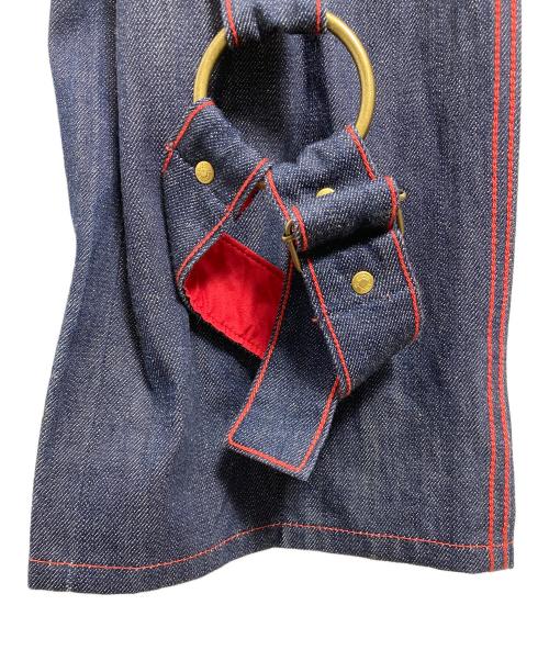 LEVI'S（リーバイス）LEVI'S (リーバイス) Jean Paul GAULTIER (ジャンポールゴルチェ) ボンテージデニムパンツ インディゴ サイズ:W34 L32の古着・服飾アイテム