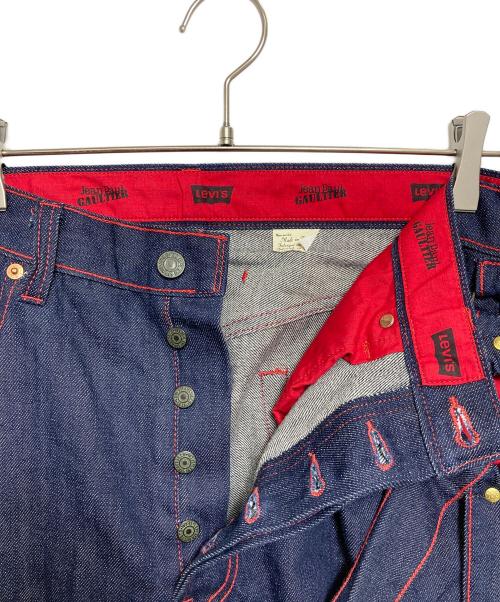 LEVI'S（リーバイス）LEVI'S (リーバイス) Jean Paul GAULTIER (ジャンポールゴルチェ) ボンテージデニムパンツ インディゴ サイズ:W34 L32の古着・服飾アイテム