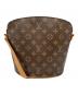 LOUIS VUITTON（ルイ ヴィトン）の古着「ショルダーポーチ　モノグラム　ドルーオ」｜ブラウン