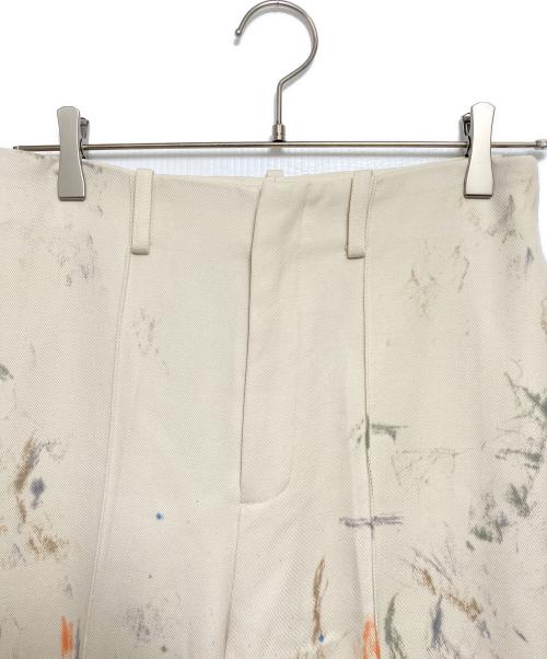 AURALEE（オーラリー）AURALEE (オーラリー) ペイントセンタープレスパンツ ベージュ サイズ:1の古着・服飾アイテム