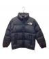 THE NORTH FACE（ザ ノース フェイス）の古着「ダウンジャケット ヌプシジャケット」｜ブラック