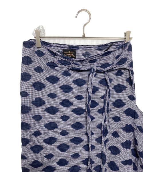 Vivienne Westwood ANGLOMANIA（ヴィヴィアンウエストウッドアングロマニア）Vivienne Westwood ANGLOMANIA (ヴィヴィアンウエストウッドアングロマニア) 総柄スカート ネイビー サイズ:Mの古着・服飾アイテム