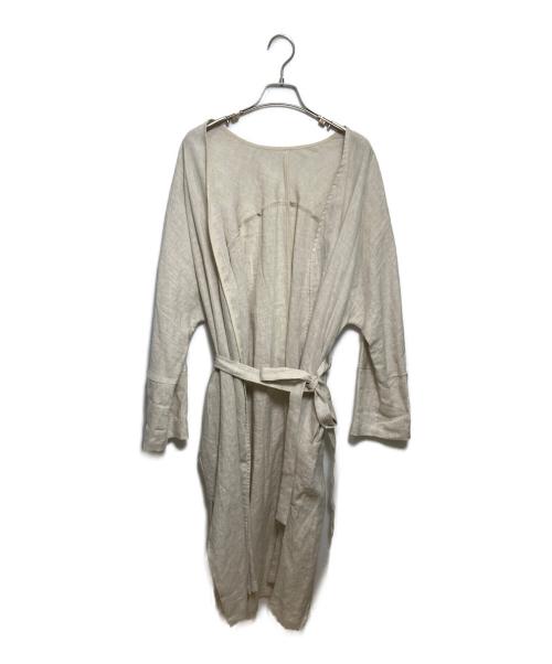 machatt（マチャット）machatt (マチャット) リネンカーディガン アイボリー サイズ:Fの古着・服飾アイテム