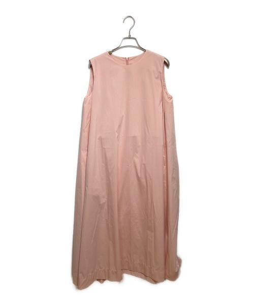 BARNEYS NEWYORK（バーニーズ・ニューヨーク）BARNEYS NEWYORK (バーニーズ・ニューヨーク) ウォッシャブル Aラインドレス ピンク サイズ:40の古着・服飾アイテム
