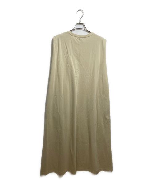 ebure（エブール）ebure (エブール) ボタニカルダイポンチ ワンピース ベージュ サイズ:38の古着・服飾アイテム