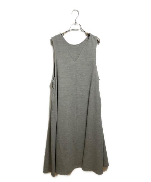 BEARDSLEY（ビアズリー）BEARDSLEY (ビアズリー) サラシャリジャンパースカート グレー サイズ:1 未使用品の古着・服飾アイテム