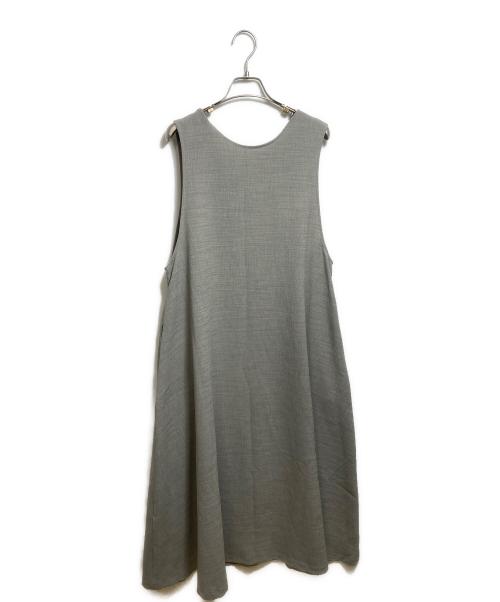 BEARDSLEY（ビアズリー）BEARDSLEY (ビアズリー) サラシャリジャンパースカート グレー サイズ:1 未使用品の古着・服飾アイテム