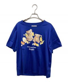 中古・古着通販】PINK HOUSE (ピンクハウス) プリントTシャツ ブルー