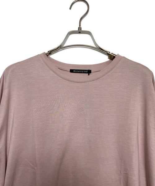 mizuiro-ind（ミズイロインド）mizuiro-ind (ミズイロインド) クルーネックTシャツ パープル サイズ:Freeの古着・服飾アイテム