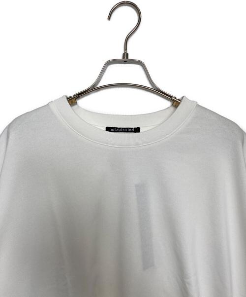 mizuiro-ind（ミズイロインド）mizuiro-ind (ミズイロインド) クルーネックTシャツ ホワイト サイズ:Freeの古着・服飾アイテム