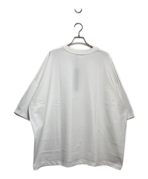 mizuiro-ind（ミズイロインド）mizuiro-ind (ミズイロインド) クルーネックTシャツ ホワイト サイズ:Freeの古着・服飾アイテム