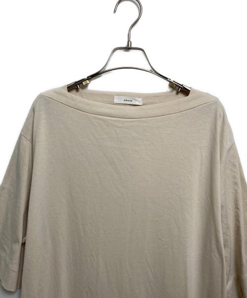 ebure（エブール）ebure (エブール) カットソーワンピース ベージュ サイズ:38 未使用品の古着・服飾アイテム