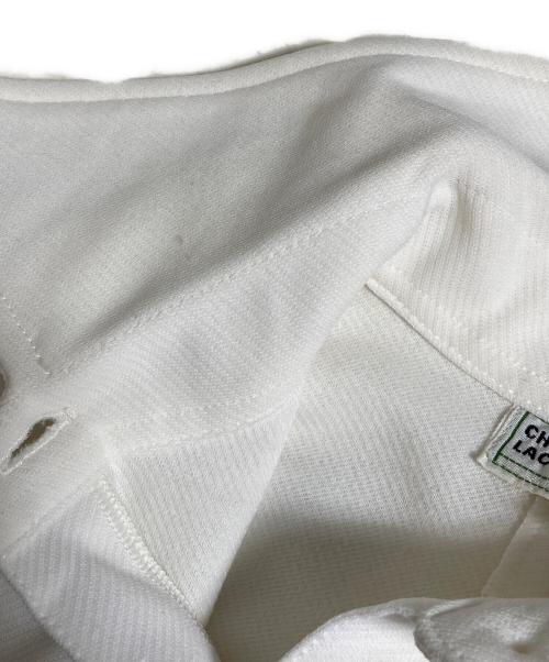 CHEMISE LACOSTE（シュミーズ ラコステ）CHEMISE LACOSTE (シュミーズ ラコステ) ノースリーブワンピース ホワイト サイズ:42の古着・服飾アイテム