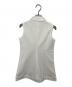 CHEMISE LACOSTE (シュミーズ ラコステ) ノースリーブワンピース ホワイト サイズ:42：4000円