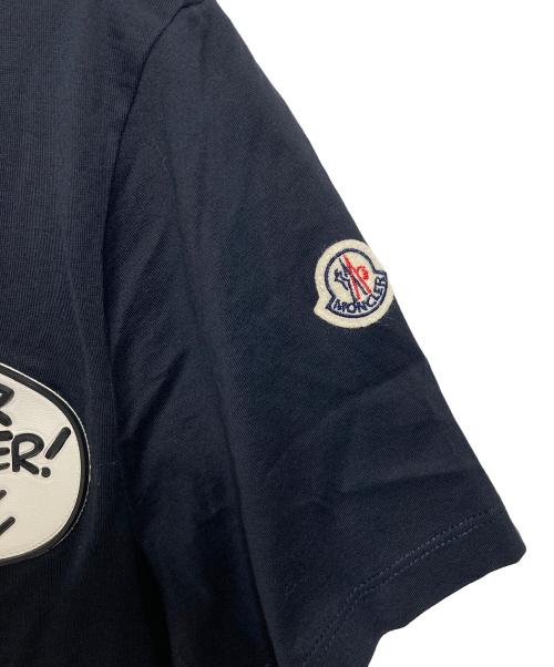 MONCLER（モンクレール）MONCLER (モンクレール) ビッグワッペンTEE ネイビー サイズ:XSの古着・服飾アイテム