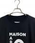 MM6 Maison Margiela (エムエムシックスメゾンマルジェラ) プリントTシャツ ブラック サイズ:XS：15000円