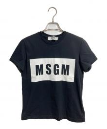 MSGM（エムエスジーエム）の古着「ロゴTEE」｜ブラック
