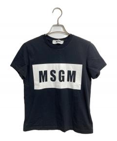 中古・古着通販】MSGM (エムエスジーエム) ロゴTシャツ レッド サイズ