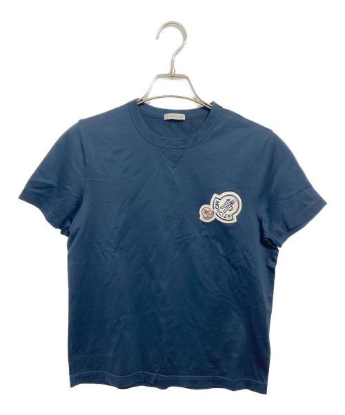 MONCLER（モンクレール）MONCLER (モンクレール) ワッペンTEE ネイビー サイズ:XSの古着・服飾アイテム