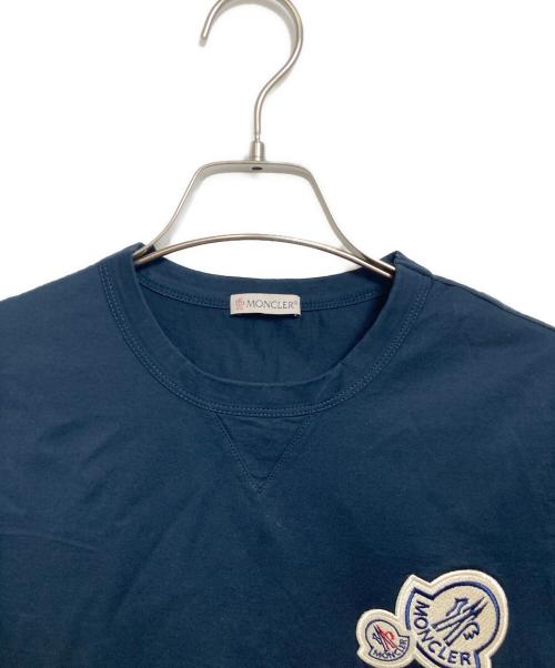 MONCLER（モンクレール）MONCLER (モンクレール) ワッペンTEE ネイビー サイズ:XSの古着・服飾アイテム