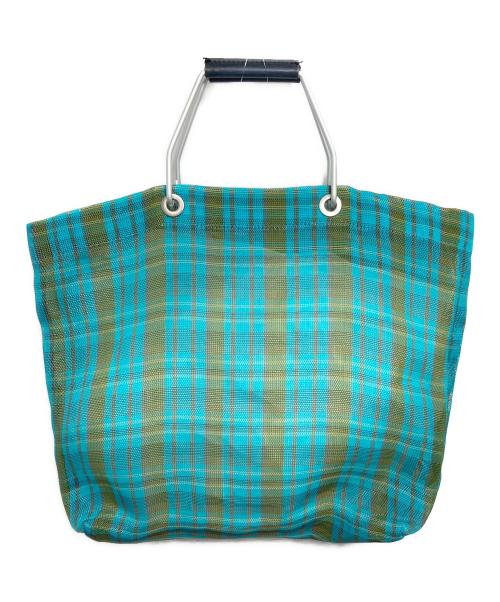 MARNI（マルニ）MARNI (マルニ) フラワーカフェストライプバッグ グリーンの古着・服飾アイテム