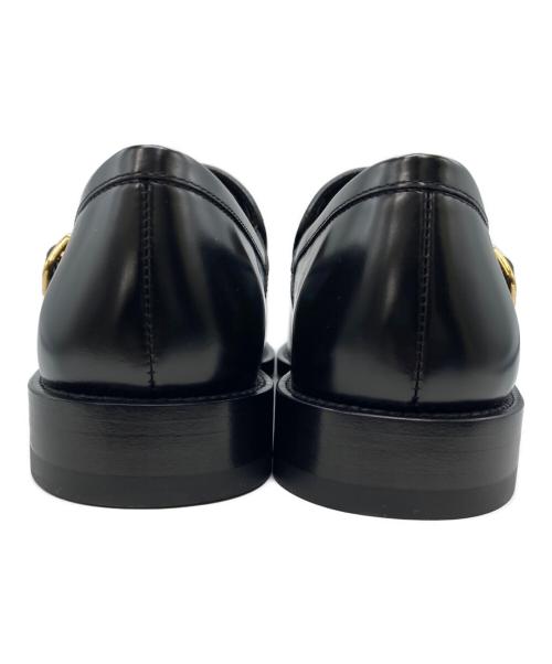 MARNI（マルニ）MARNI (マルニ) Bambi 3.0 ダブルモンクローファー ブラック サイズ:23.5cm (37) 未使用品の古着・服飾アイテム