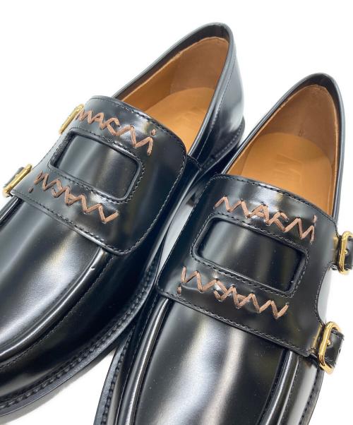 MARNI（マルニ）MARNI (マルニ) Bambi 3.0 ダブルモンクローファー ブラック サイズ:23.5cm (37) 未使用品の古着・服飾アイテム