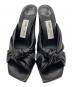 JIMMY CHOO (ジミーチュウ) AVENUE 85 レザーサンダル ブラック サイズ:36 1/2：15000円