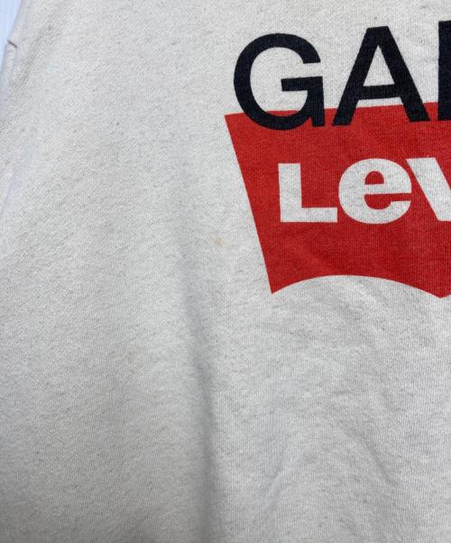 LEVI'S（リーバイス）LEVI'S (リーバイス) GANNI (ガニー) プリントスウェット ベージュ サイズ:Sの古着・服飾アイテム