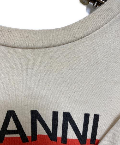 LEVI'S（リーバイス）LEVI'S (リーバイス) GANNI (ガニー) プリントスウェット ベージュ サイズ:Sの古着・服飾アイテム