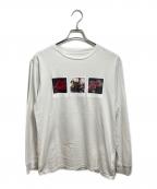uniform experimentユニフォームエクスペリメント）の古着「ARAKI POLAROID L/S TEE」｜ホワイト