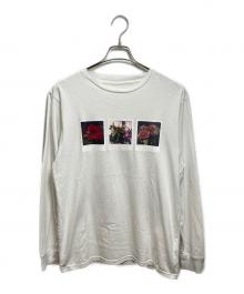 uniform experiment（ユニフォームエクスペリメント）の古着「ARAKI POLAROID L/S TEE」｜ホワイト