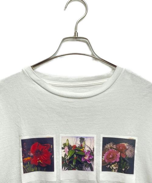 uniform experiment（ユニフォームエクスペリメント）uniform experiment (ユニフォームエクスペリメント) ARAKI POLAROID L/S TEE ホワイト サイズ:2の古着・服飾アイテム