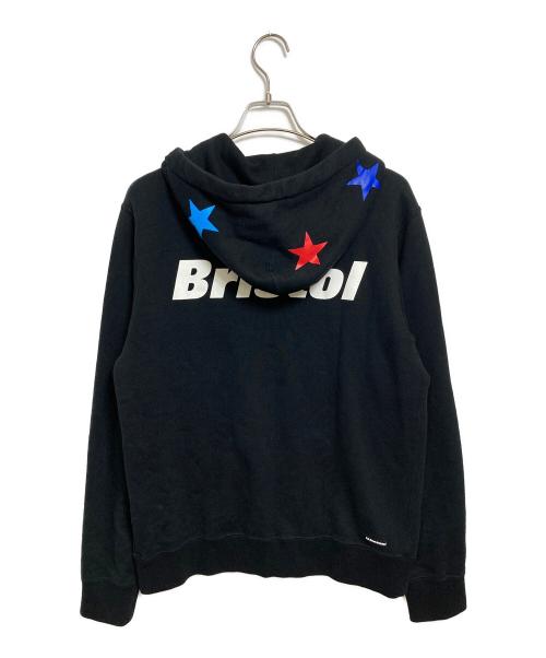 F.C.Real Bristol（エフシーレアルブリストル）F.C.Real Bristol (エフシーレアルブリストル) MULTI COLOR STAR ZIP UP HOODY ブラック サイズ:Sの古着・服飾アイテム