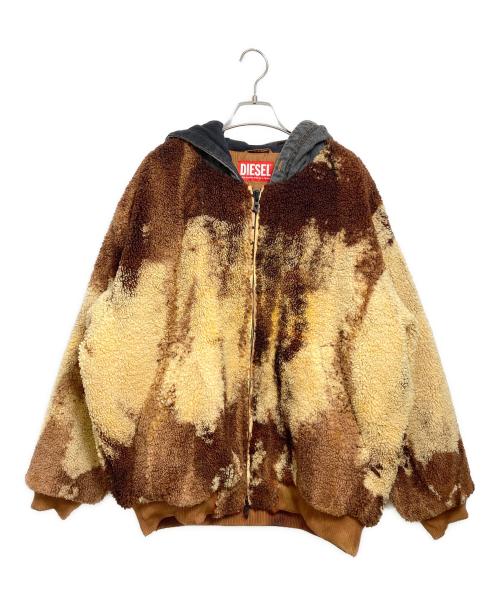 DIESEL（ディーゼル）DIESEL (ディーゼル) ボアジャケット S-DEPLA-0QKAN ベージュ サイズ:Mの古着・服飾アイテム