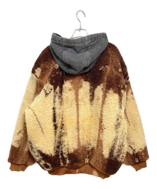 DIESEL（ディーゼル）DIESEL (ディーゼル) ボアジャケット S-DEPLA-0QKAN ベージュ サイズ:Mの古着・服飾アイテム