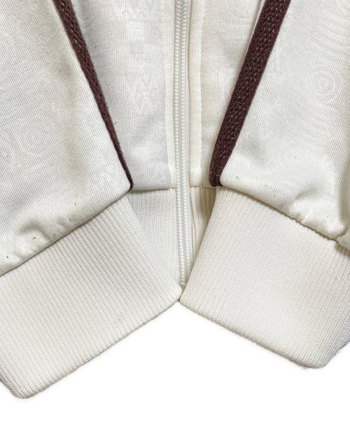 adidas（アディダス）adidas (アディダス) トラックジャケット ホワイト×ブラウン サイズ:Mの古着・服飾アイテム