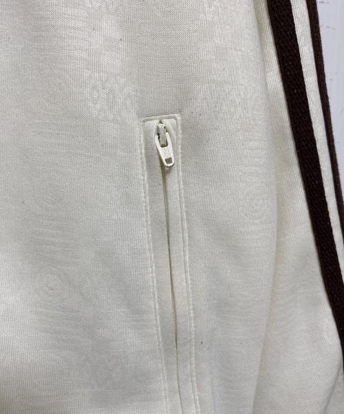 adidas（アディダス）adidas (アディダス) トラックジャケット ホワイト×ブラウン サイズ:Mの古着・服飾アイテム