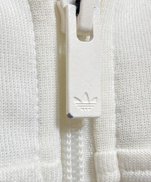 adidas（アディダス）adidas (アディダス) トラックジャケット ホワイト×ブラウン サイズ:Mの古着・服飾アイテム