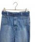 Hysteric Glamour (ヒステリックグラマー) ベルト付ハイライズワイドPT インディゴ サイズ:28 未使用品：8000円