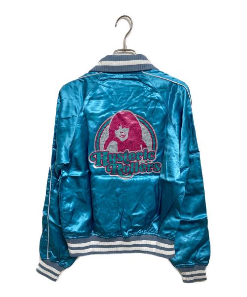 Hysteric Glamour（ヒステリックグラマー）Hysteric Glamour (ヒステリックグラマー) スタジャン　HYSTERIC ROLLERS スカイブルー サイズ:Medium 未使用品の古着・服飾アイテム
