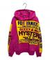 Hysteric Glamour（ヒステリックグラマー）の古着「DIZZY&MILKYオーバーサイズジップパーカ-」｜ピンク