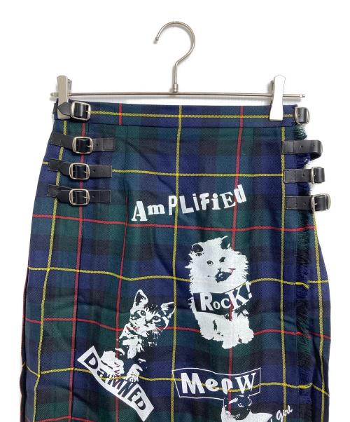 O'NEIL OF DUBLIN（オニールオブダブリン）O'NEIL OF DUBLIN (オニールオブダブリン) Hysteric Glamour (ヒステリックグラマー) チェックスカート ネイビー サイズ:M 未使用品の古着・服飾アイテム