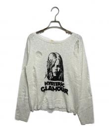 Hysteric Glamour（ヒステリックグラマー）の古着「薄手ニット」｜ホワイト