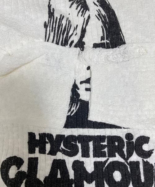 Hysteric Glamour（ヒステリックグラマー）Hysteric Glamour (ヒステリックグラマー) 薄手ニット ホワイト サイズ:FREE 未使用品の古着・服飾アイテム