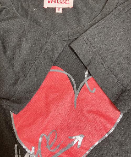 Vivienne Westwood RED LABEL（ヴィヴィアンウエストウッドレッドレーベル）Vivienne Westwood RED LABEL (ヴィヴィアンウエストウッドレッドレーベル) プリントTシャツ ブラック サイズ:3の古着・服飾アイテム