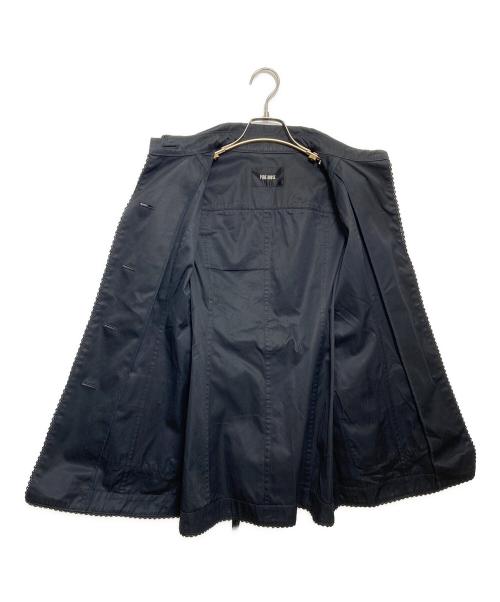 PINK HOUSE（ピンクハウス）PINK HOUSE (ピンクハウス) フリルコート ブラック サイズ:Freeの古着・服飾アイテム