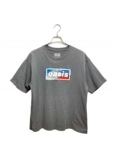 中古・古着通販】oasis (オアシス) プリントTシャツ グレー サイズ:L